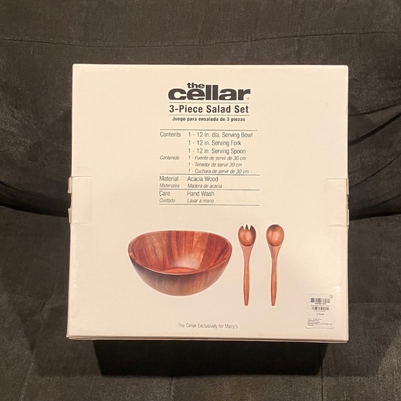 THE CELLAR MACYS 3 PIECE SALAD SET - Picture 2 of 2